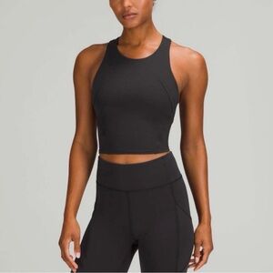 Lululemon Invigorate Training Tank Top black sports bra 8 / M